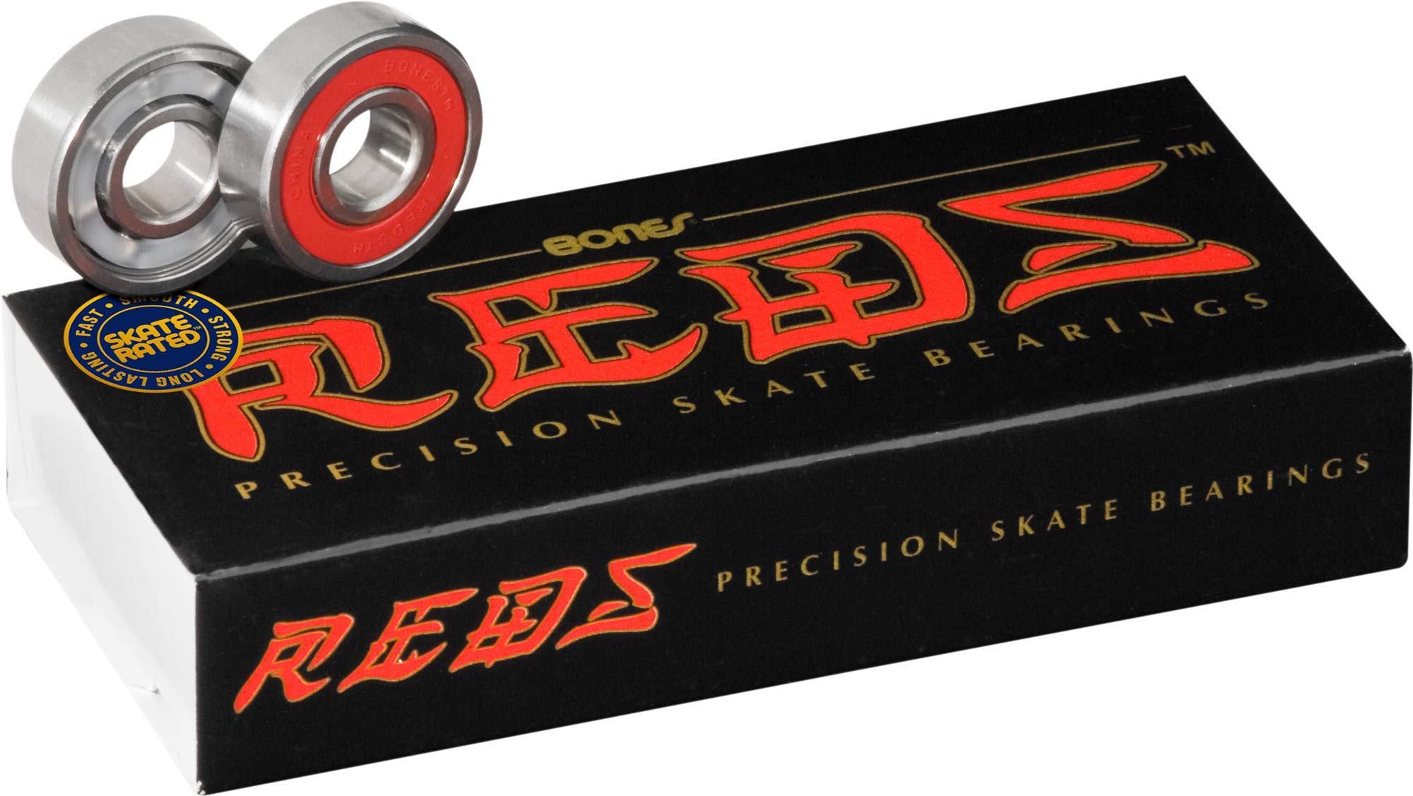 Bones Reds Skate Bearings (8mm 16 Pack)