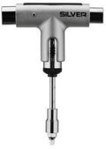 Silver Ratchet Skateboard Tool Silver